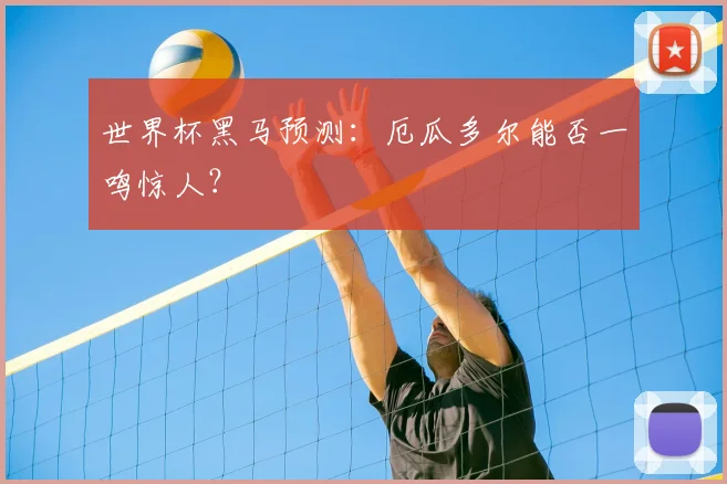 世界杯黑马预测:厄瓜多尔能否一鸣惊人?